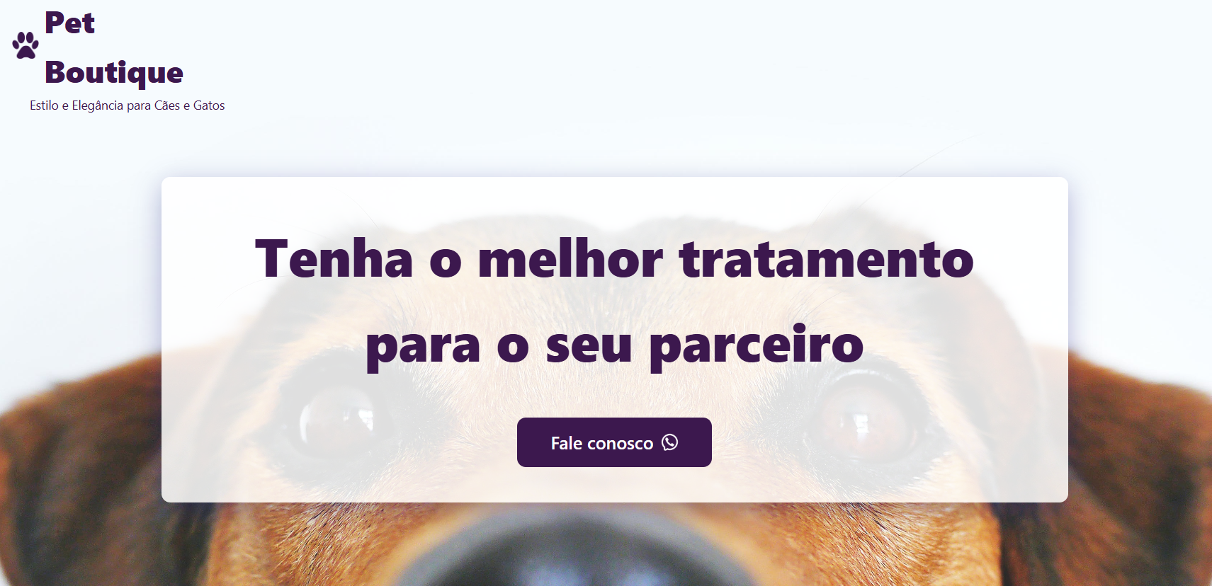 Projeto Pet Shop Preview