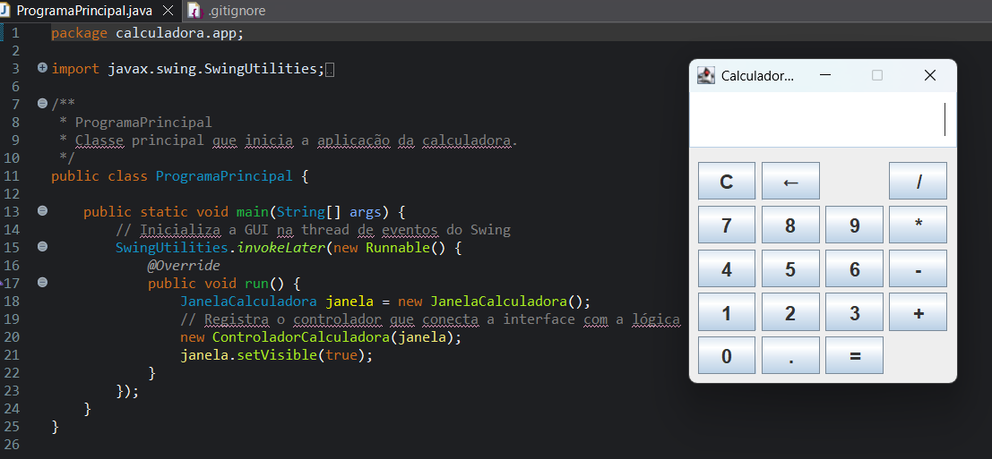 Calculadora Java Preview