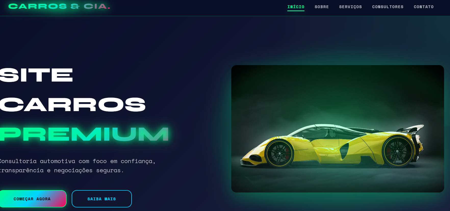 Site Carro Preview